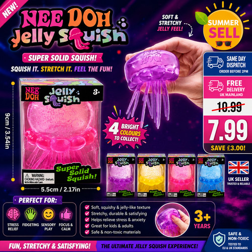 Needoh jellyfish jelly squish - jellyfish,