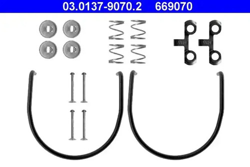 Brake shoe fitting - , kit