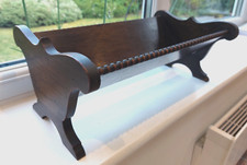 Antique  oak book trough