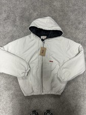 White Stussy Canvas Insulated
