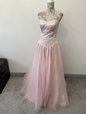 Pale pink prom gown size small