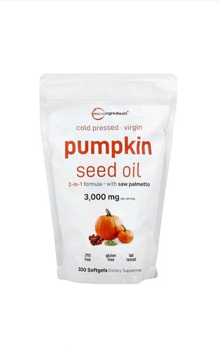 Pumpkin seed oil - oil+, palmetto