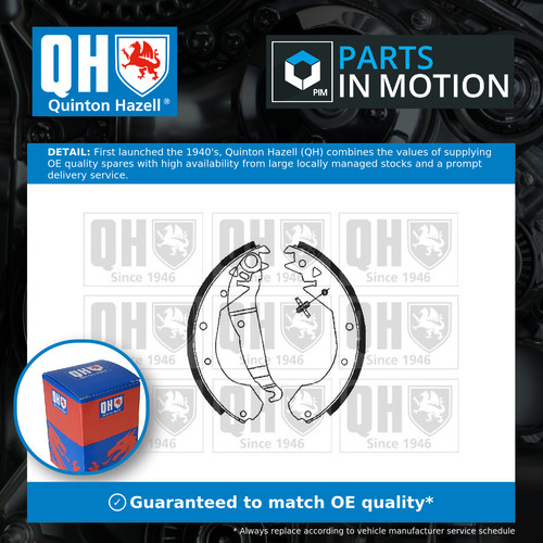 Brake shoes set - set, opel