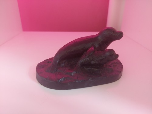 British seal coal ornament - coal,
