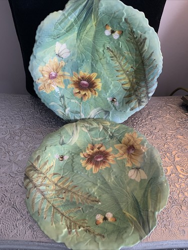 Spode floral haven plates - spode,