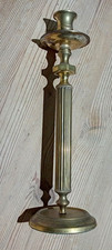 Brass candlestick candle