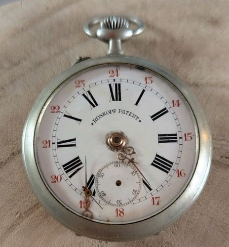 Antique roskopf patent pocket - patent,