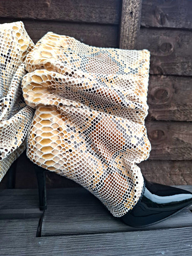 Sergio todzi beige snake - beige,