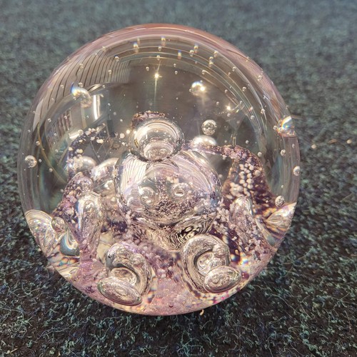 Large purple swirl handcrafted - swirl,