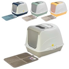 Hooded Flip Covered Cat Litter