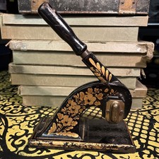 ANTIQUE PAINTED CAST IRON