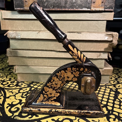 Antique painted cast iron - antique,