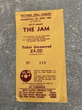 THE JAM VICTORIA HALL HANLEY