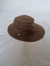 TILLEY HEMP HAT TH5 COLOUR MOCHA (BROWN) SIZE 7 HARDLY WORN EXCELLENT CONDITION