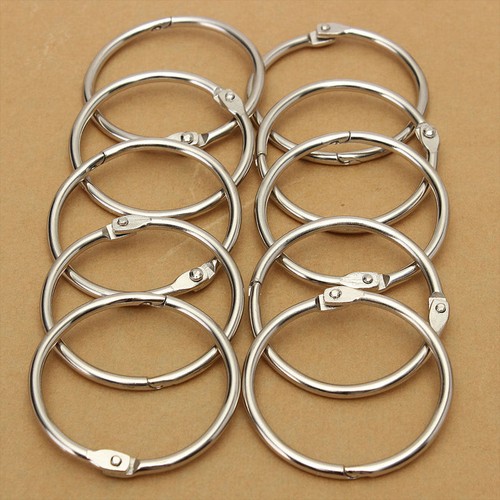 25mm silver metal - 25mm, hinged