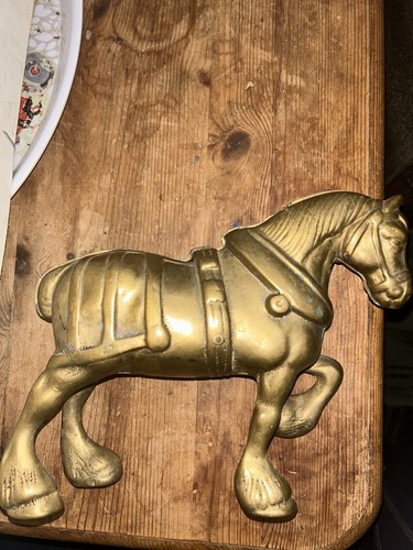 Vintage solid brass statue - statue,