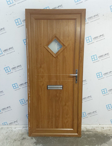 Used oak upvc front - oak, and