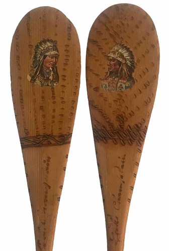 Pair old souvenir miniature - pair,