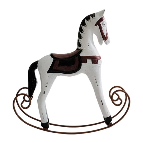 Wooden rocking horse - ,