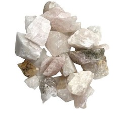 Stone tumbling Rock - 1kg  Rose Quartz Rough Rock