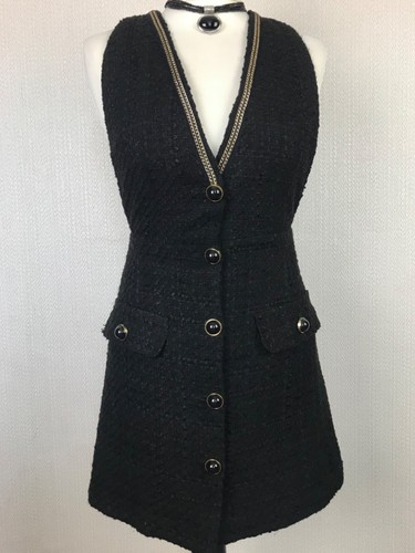 Zara black sleeveless - black, blazer