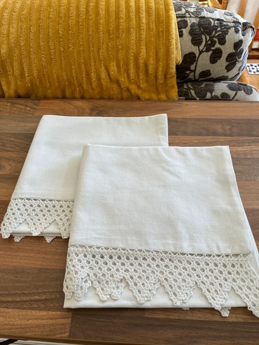 Lovely pair antique white - antique,
