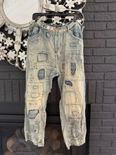 NEW Magnolia Pearl Cotton Linen Miner Pants Jeans ~ Indigo