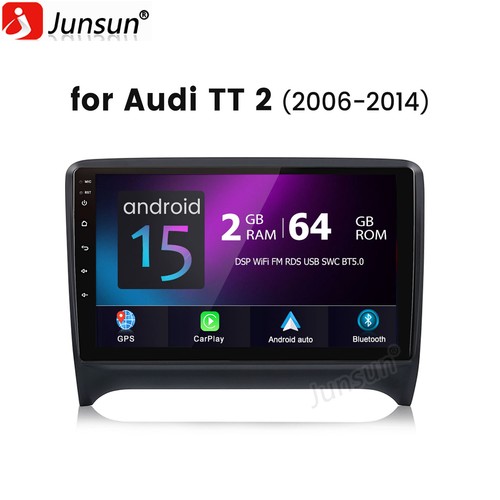64gb carplay android15 car - 2+64gb,