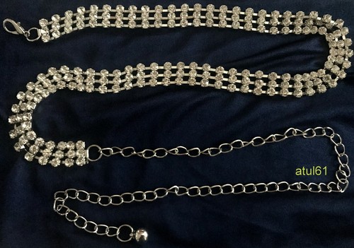 Waist belt silver - waist,