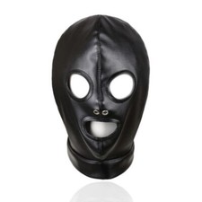  Bondage mask. Black Gimp mask