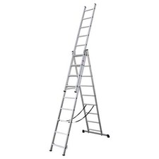 Triple Combination Ladder - 3 Section Trade Master EN131 Professional Aluminium