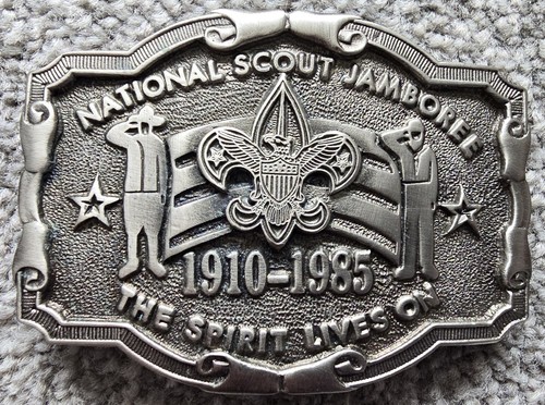 Scout pewter belt buckle boy - buckle.,