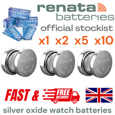 Renata Watch Batteries Silver Oxide Battery 321 371 364 395 370 377 395 1.55V UK
