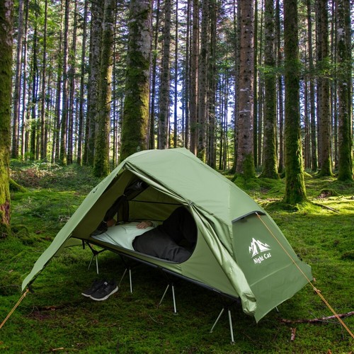 Camping tent cot with rain - tent,