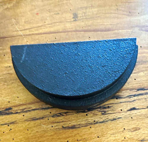 4in half round gutter - 4in, cap