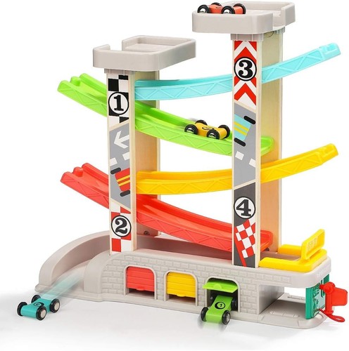 Top bright wooden car ramp - wooden,