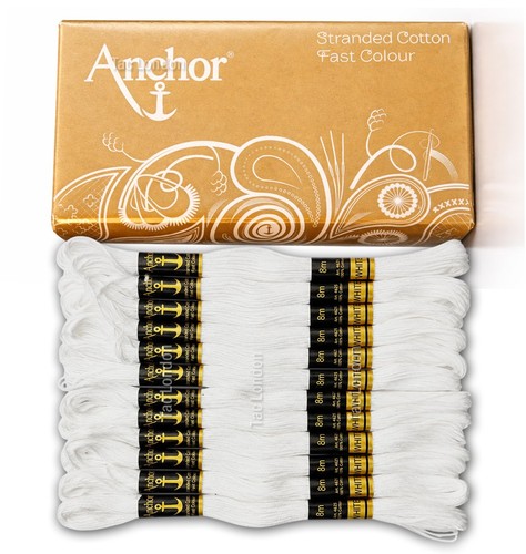 Cross stitch white anchor - stitch,