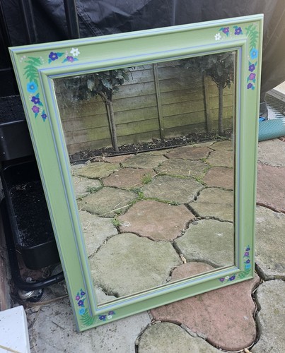 Upcycled pine mirror hand - pine, mirror.