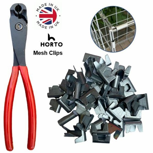 Wire mesh clips - mesh, (large)