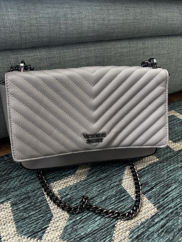 Grey victoria secret bag - grey,
