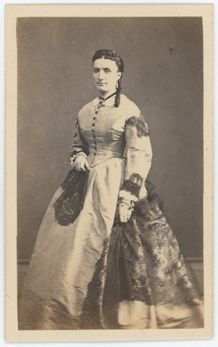 Cdv circa 1865 portrait - cdv,