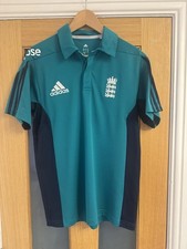 England Cricket Team Training Shirt Jersey Camiseta Adidas 2015 2016 Size M Mens