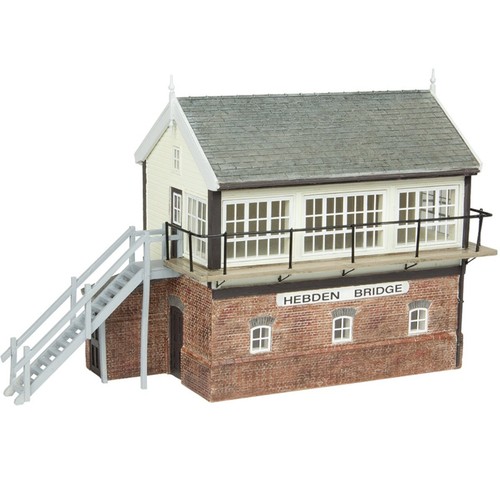 Gauge signal box - brick, and