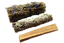 White Sage Desert Sage & Palo Santo Set - Smudge Incense Vegan Spiritual Pack