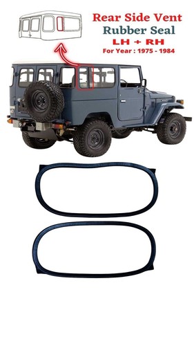 Rear side vent rubber - rear,
