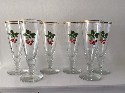 Six tall cherry drinking - six, b
