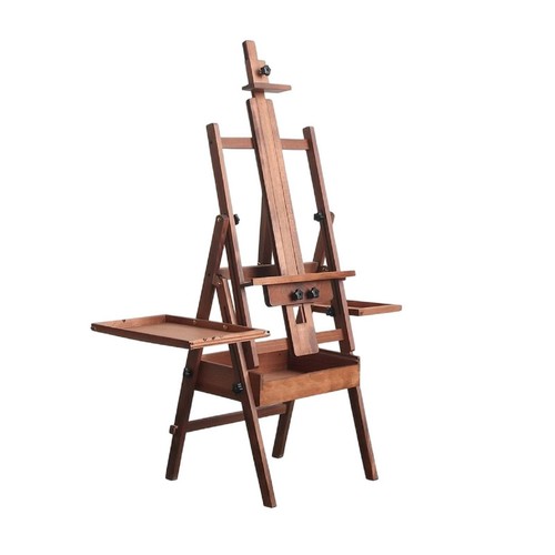 Easel with storage tray - with,