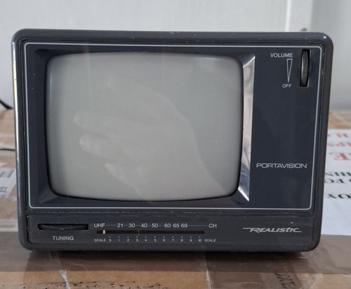 Vintage realistic portavision - vintage,