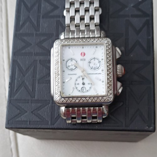 Michele deco diamond bezel - michele,