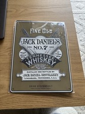 Jack Daniels Metal Tin Sign